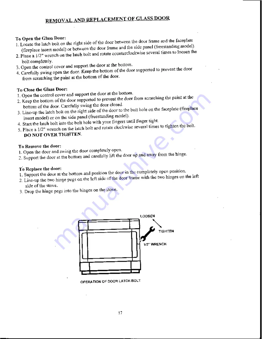 Enviro Gas EFG Bay Installation And Operating Instructions Manual Download Page 17