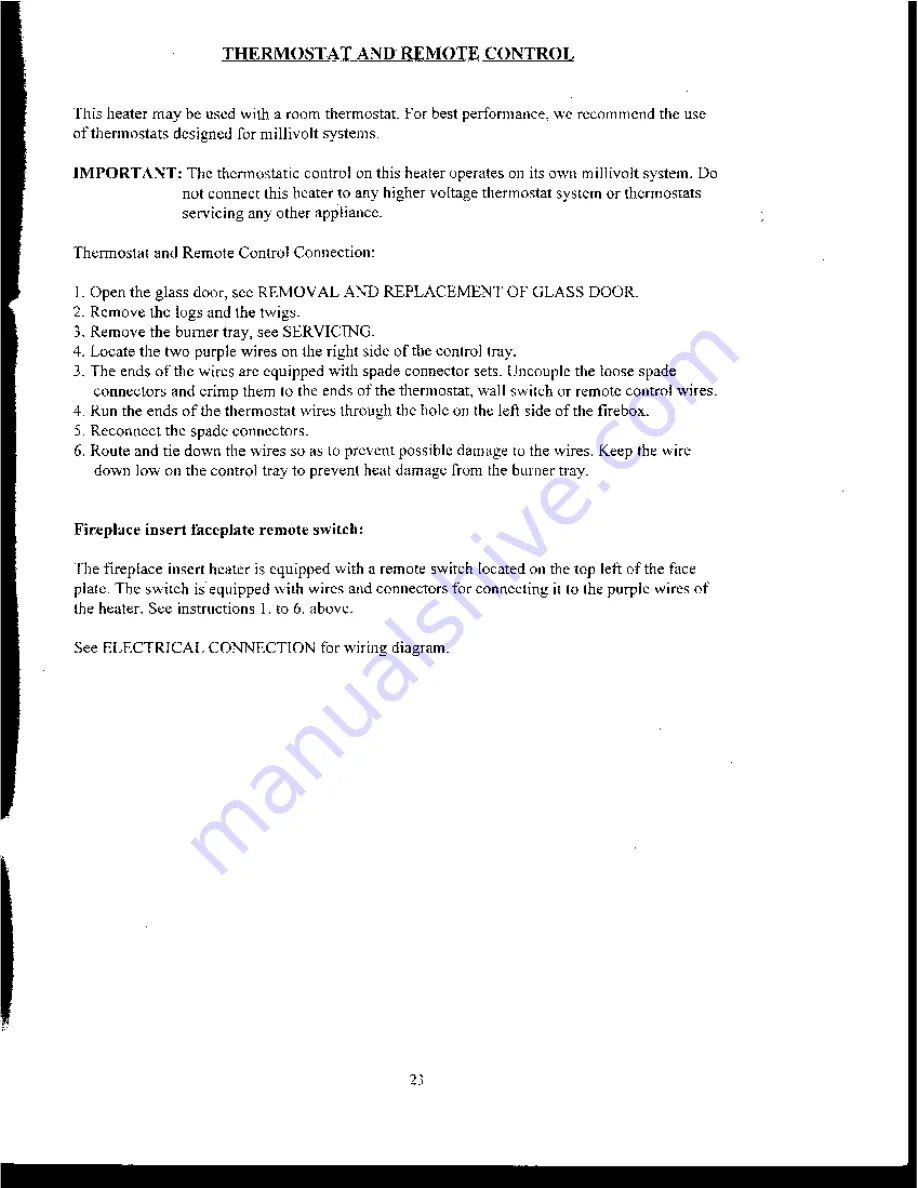 Enviro Gas EFG Bay Installation And Operating Instructions Manual Download Page 23