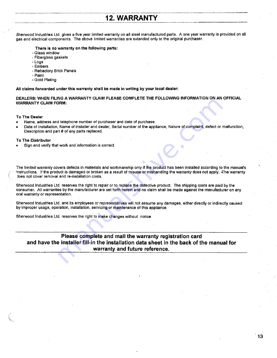 Enviro Gas EG 30 Owner'S Manual Download Page 14