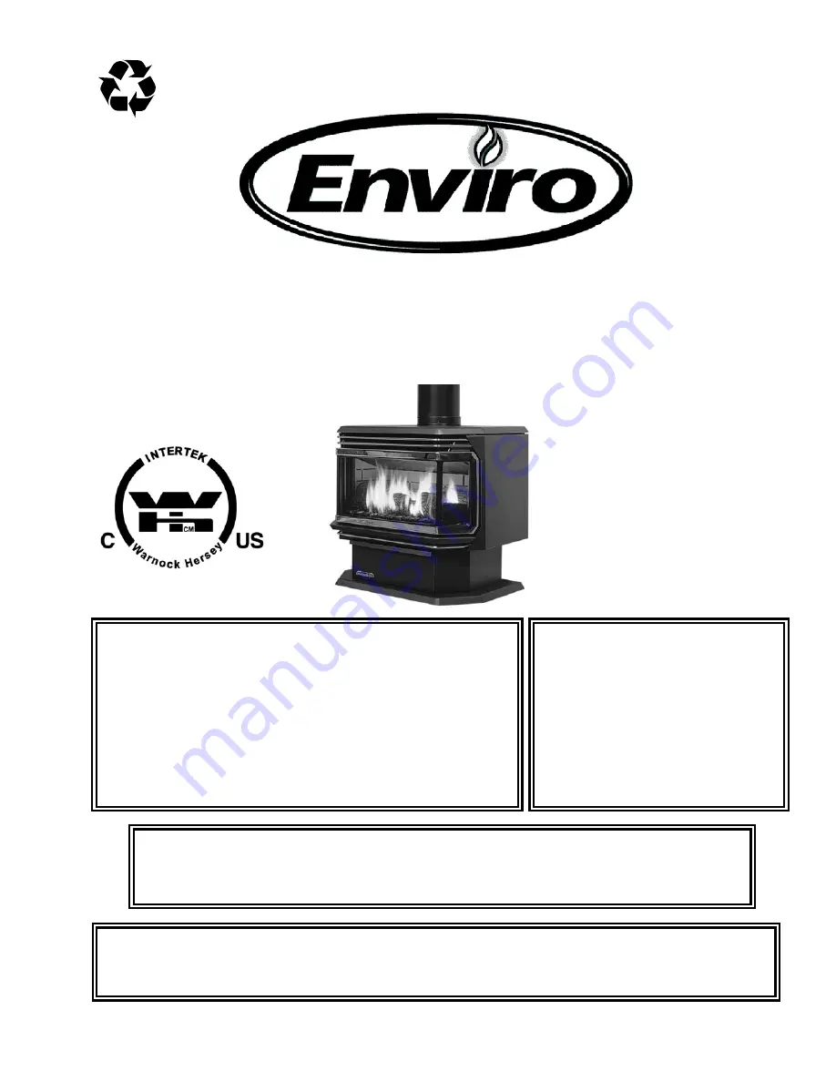 Enviro EG 40 B Owner'S Manual Download Page 1