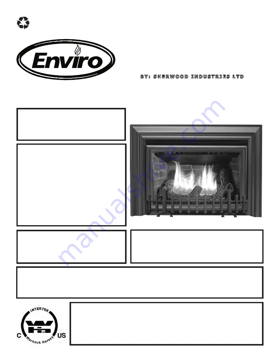 Enviro Sonner Owner'S Manual Download Page 1