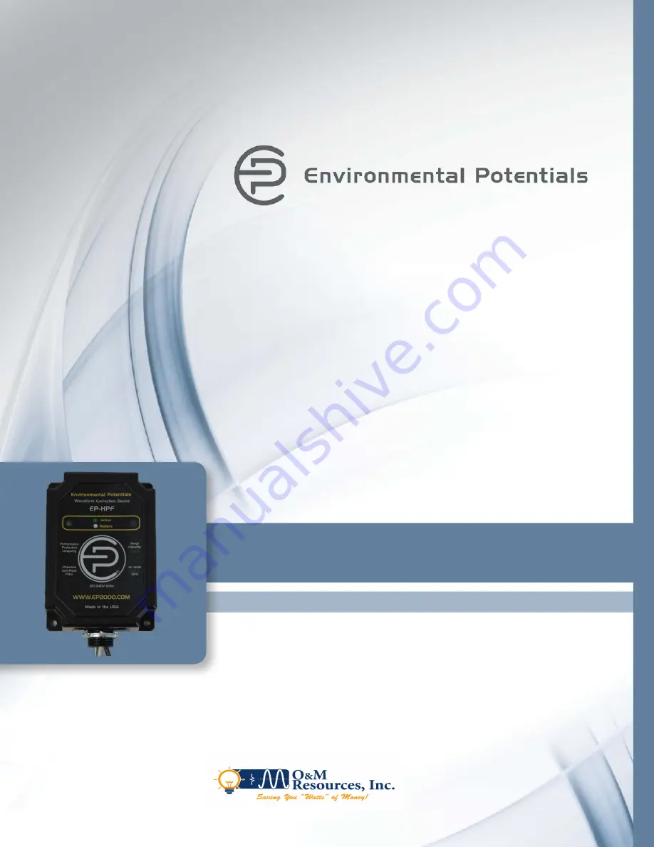 environmental potentials EP-HPF Installation And Maintenance Manual Download Page 1