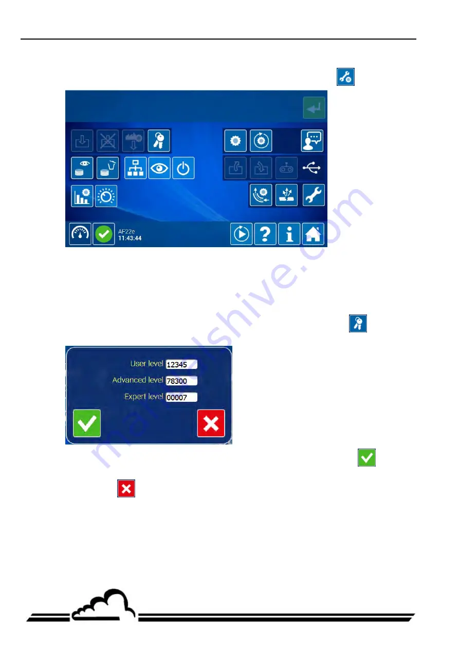 Environnement AF22e Technical Manual Download Page 60