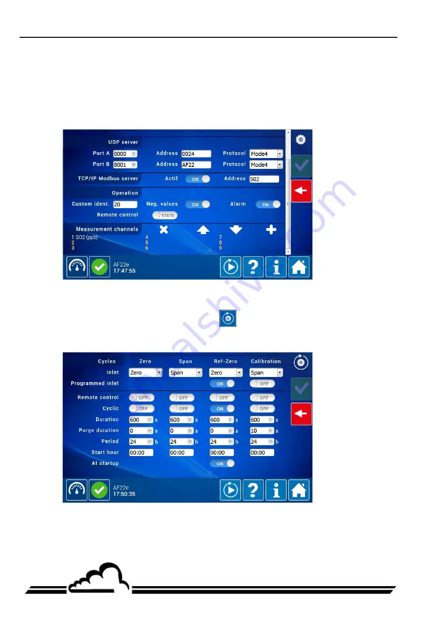 Environnement AF22e Technical Manual Download Page 62