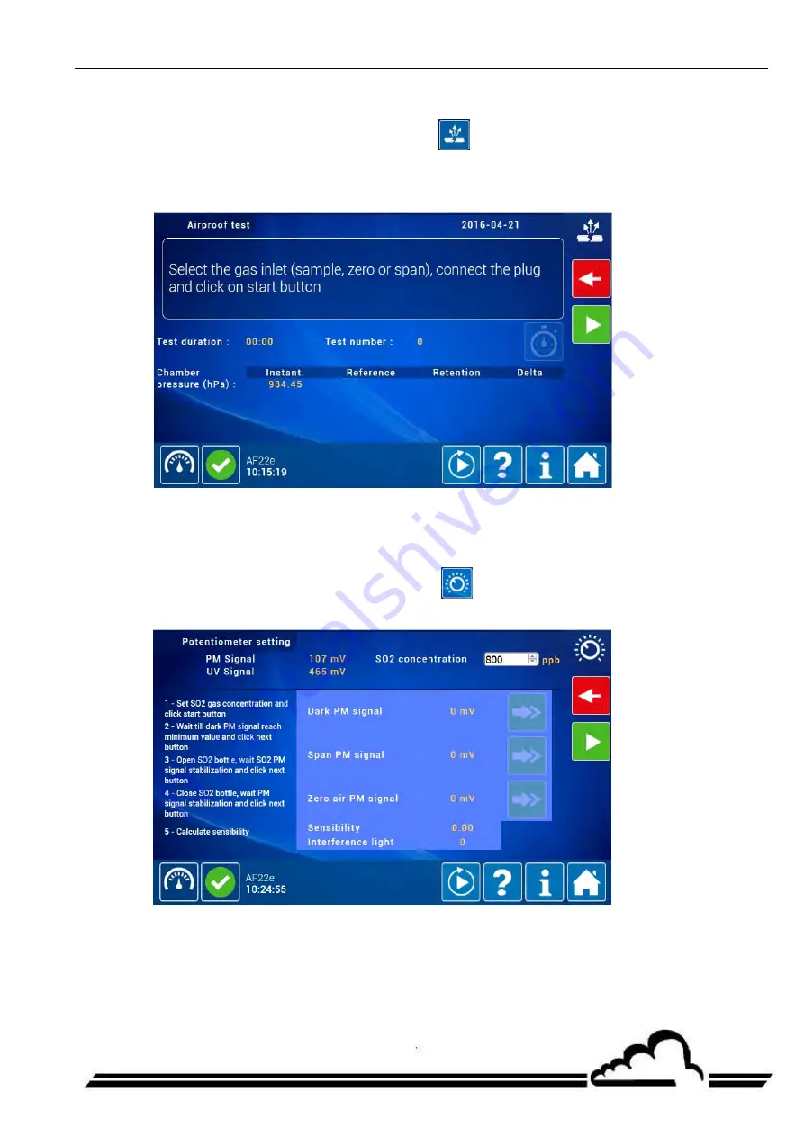 Environnement AF22e Technical Manual Download Page 71