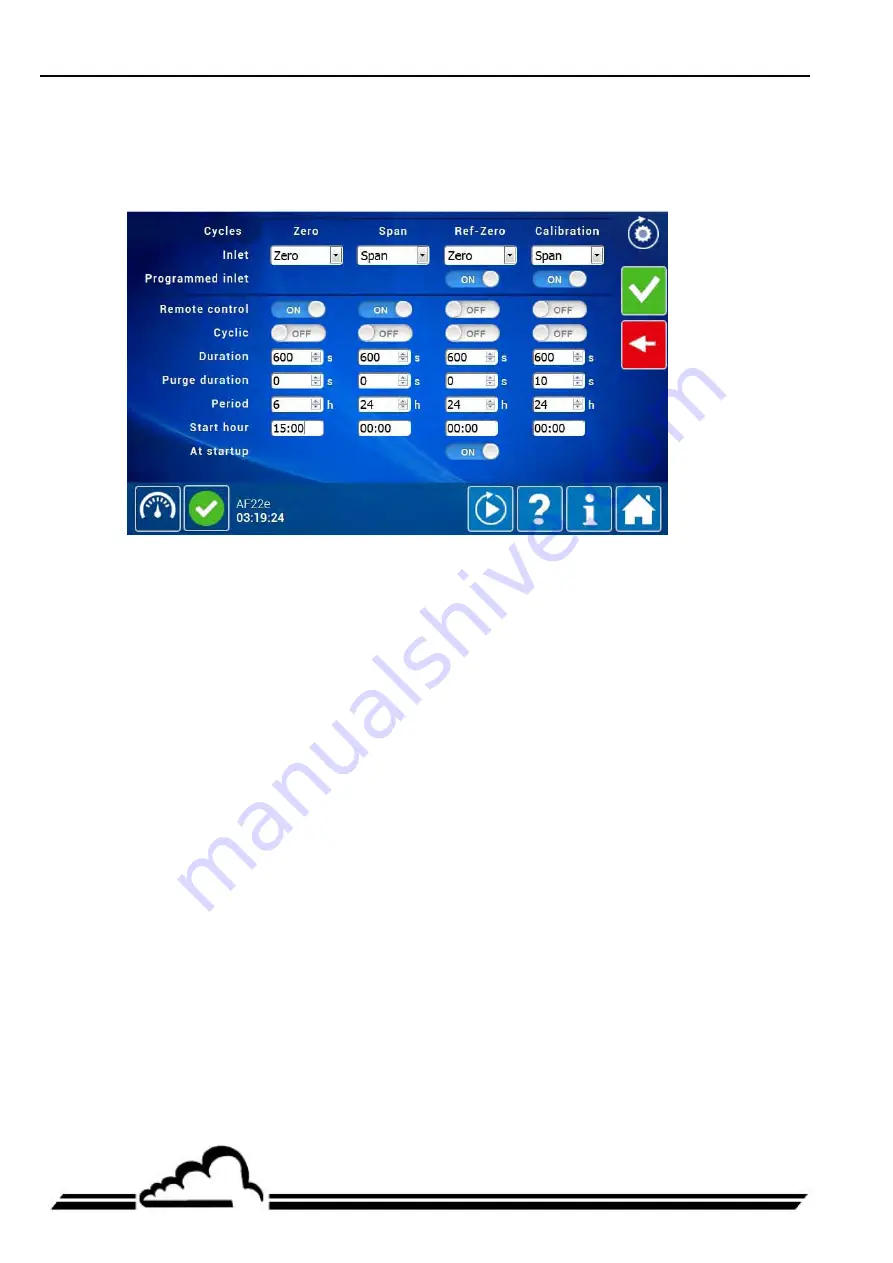 Environnement AF22e Technical Manual Download Page 76