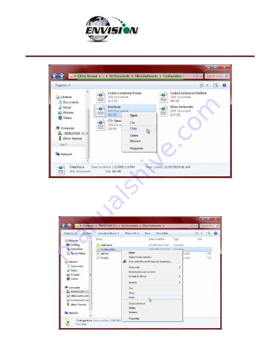 Envision ENV100 User Manual Download Page 170