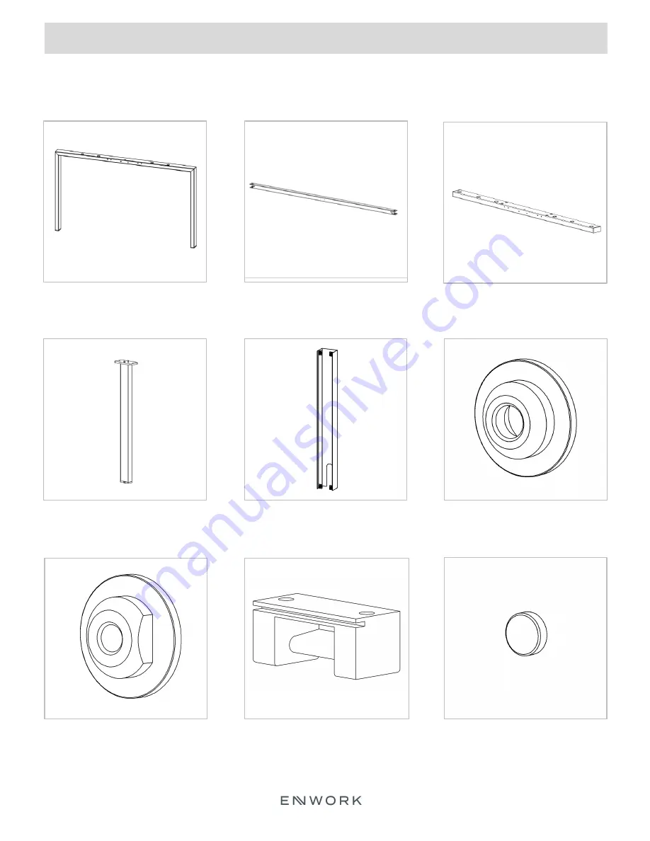 Enwork eBench Table Installation Instruction Download Page 2