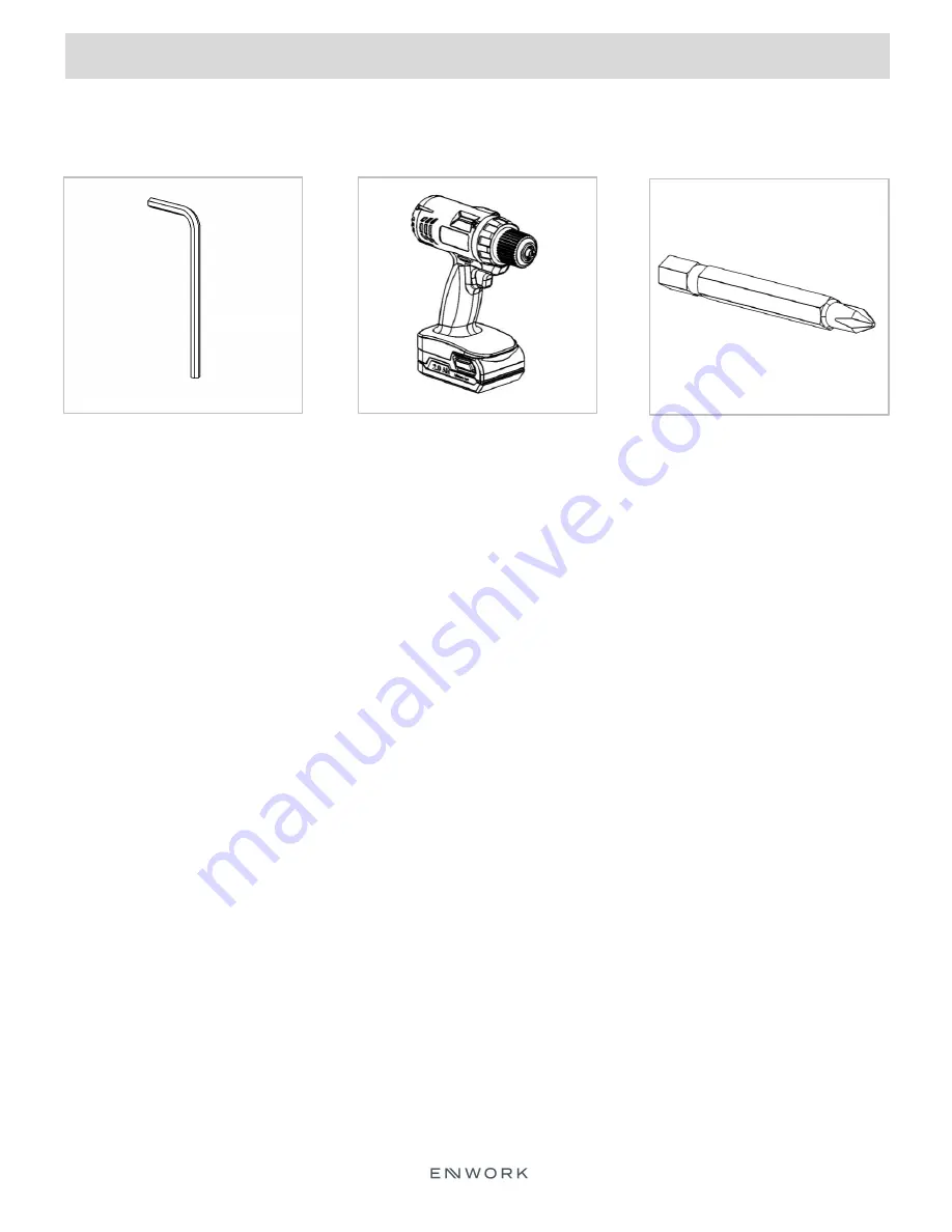 Enwork eBench Table Installation Instruction Download Page 4