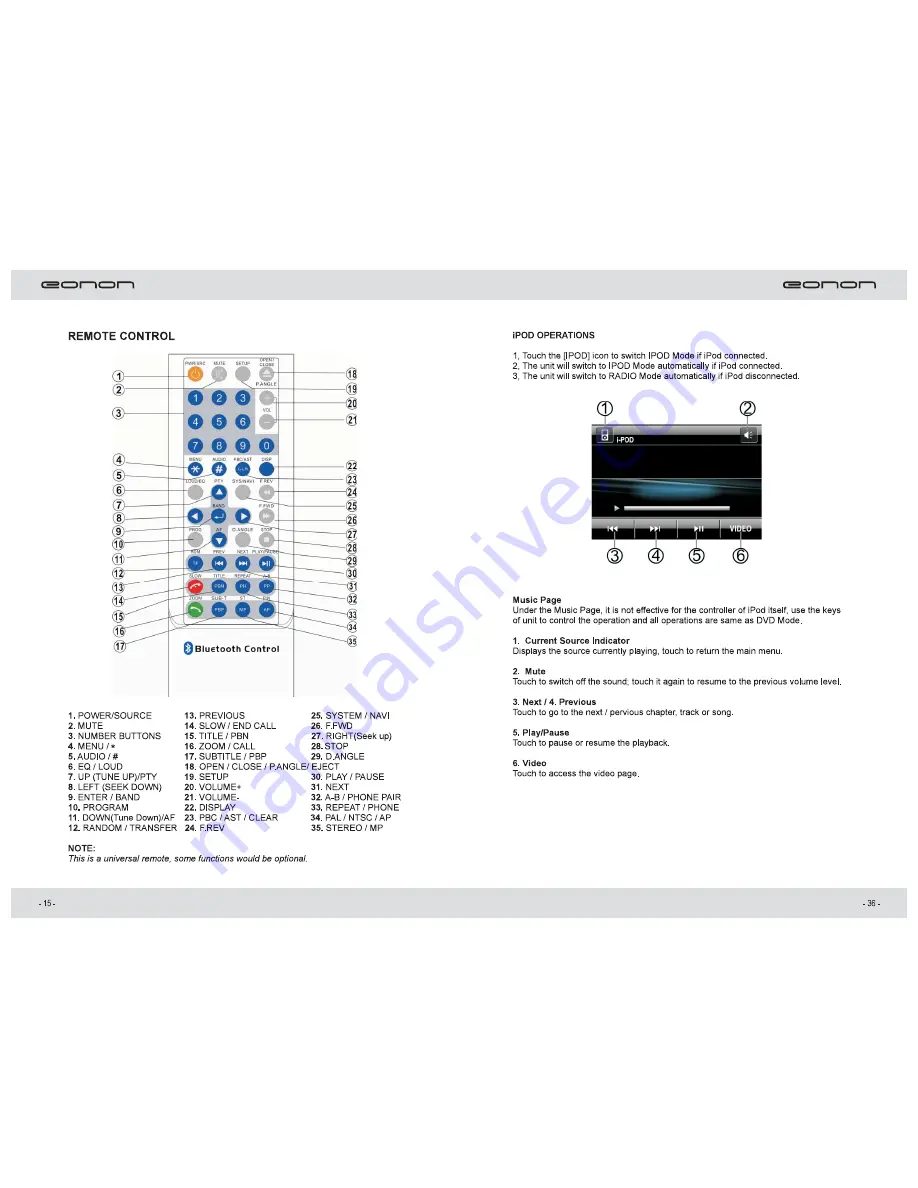 Eonon D1303 User Manual Download Page 18