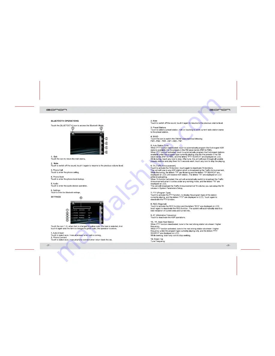 Eonon D2205 User Manual Download Page 23