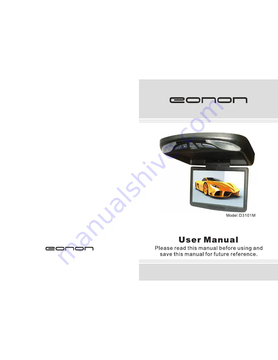 Eonon D3101M User Manual Download Page 1