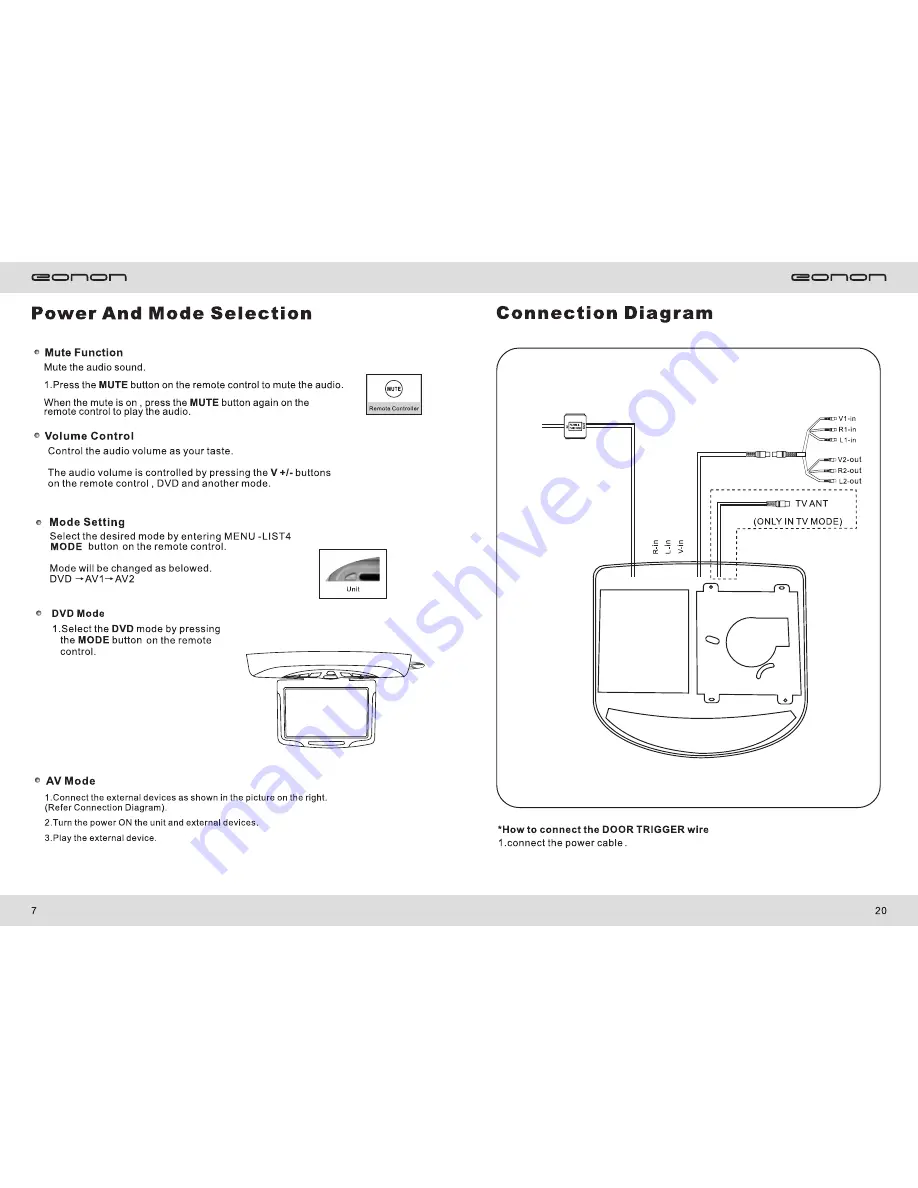 Eonon D3101M User Manual Download Page 8