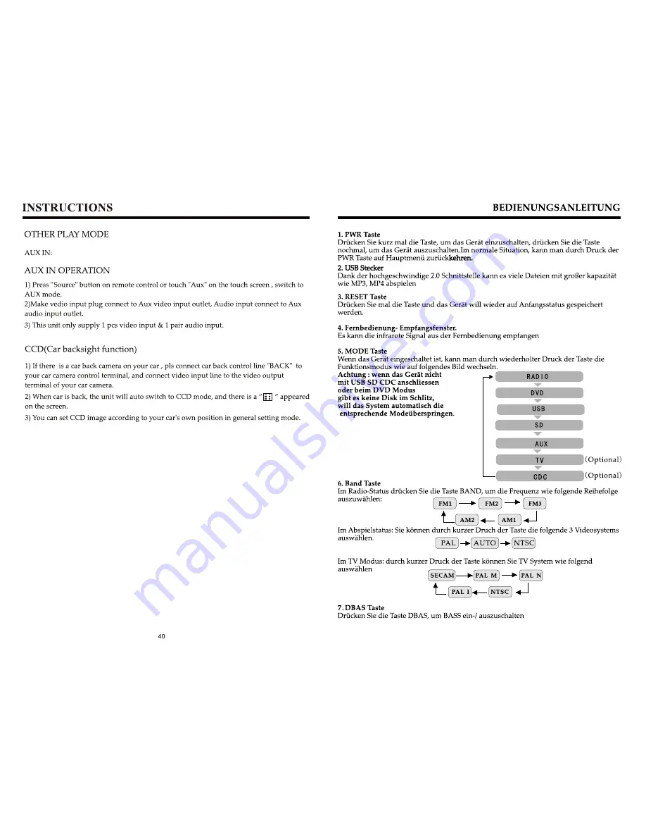 Eonon E0859 Instructions Manual Download Page 40