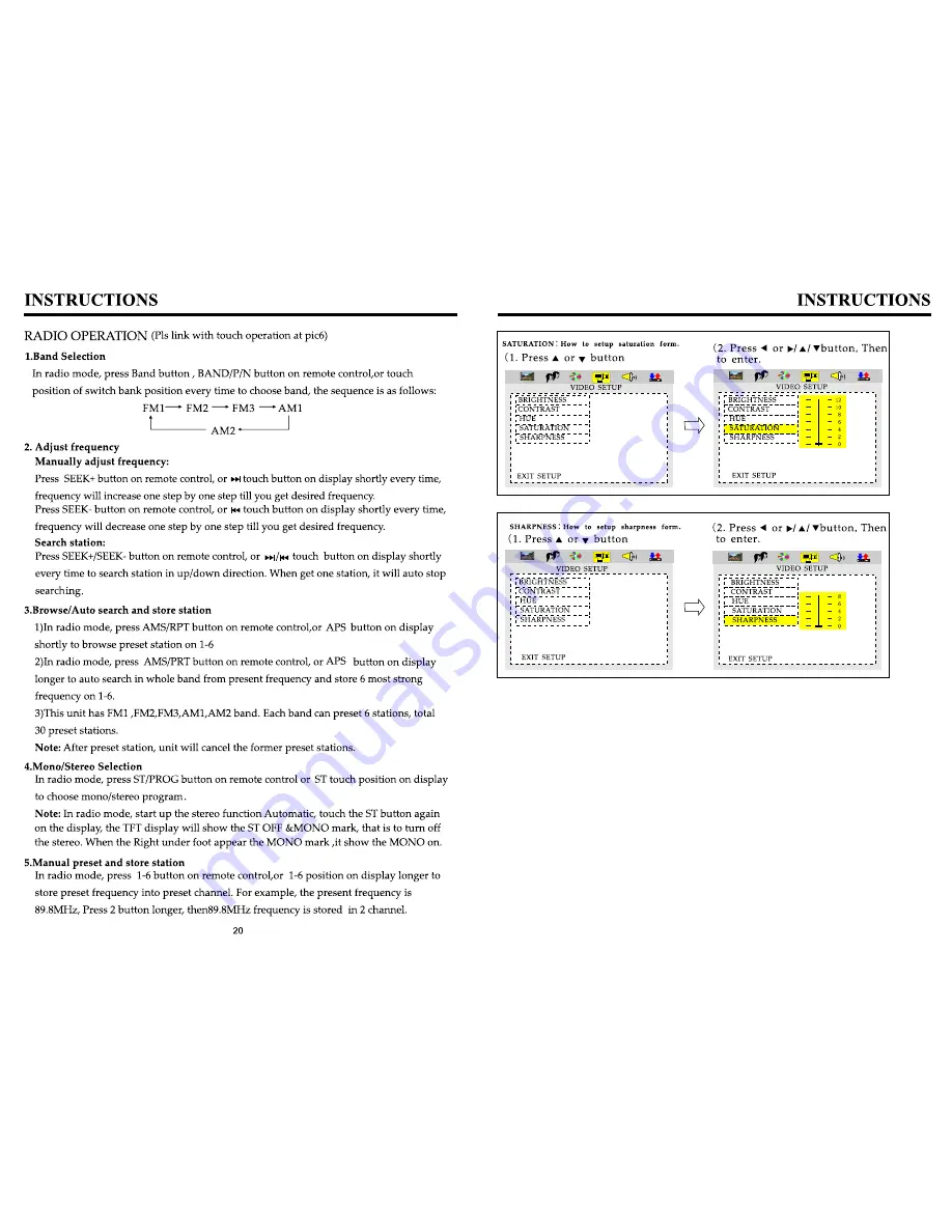 Eonon E1013 Instructions Manual Download Page 20