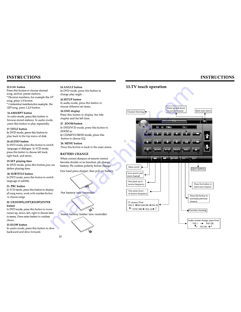 Eonon E1056 Instructions Manual Download Page 10