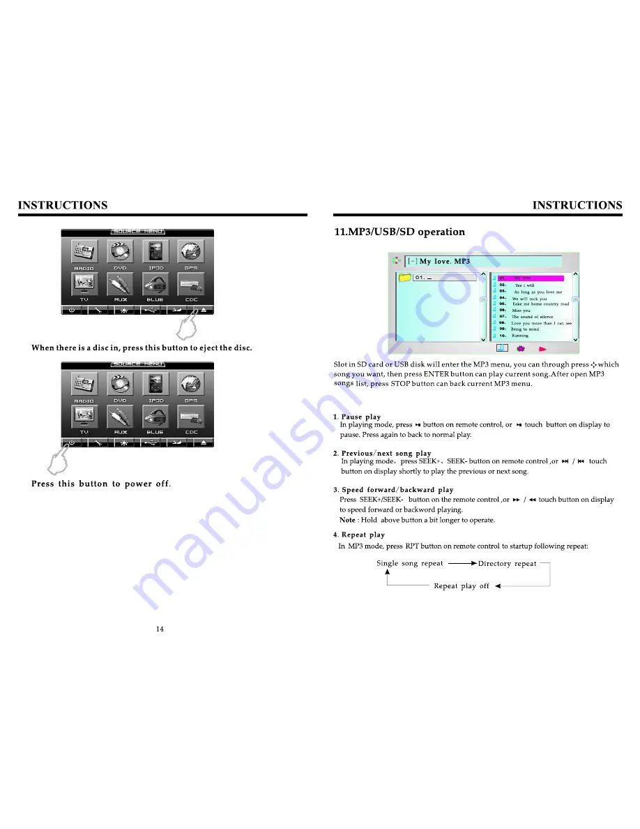 Eonon E1056 Instructions Manual Download Page 14