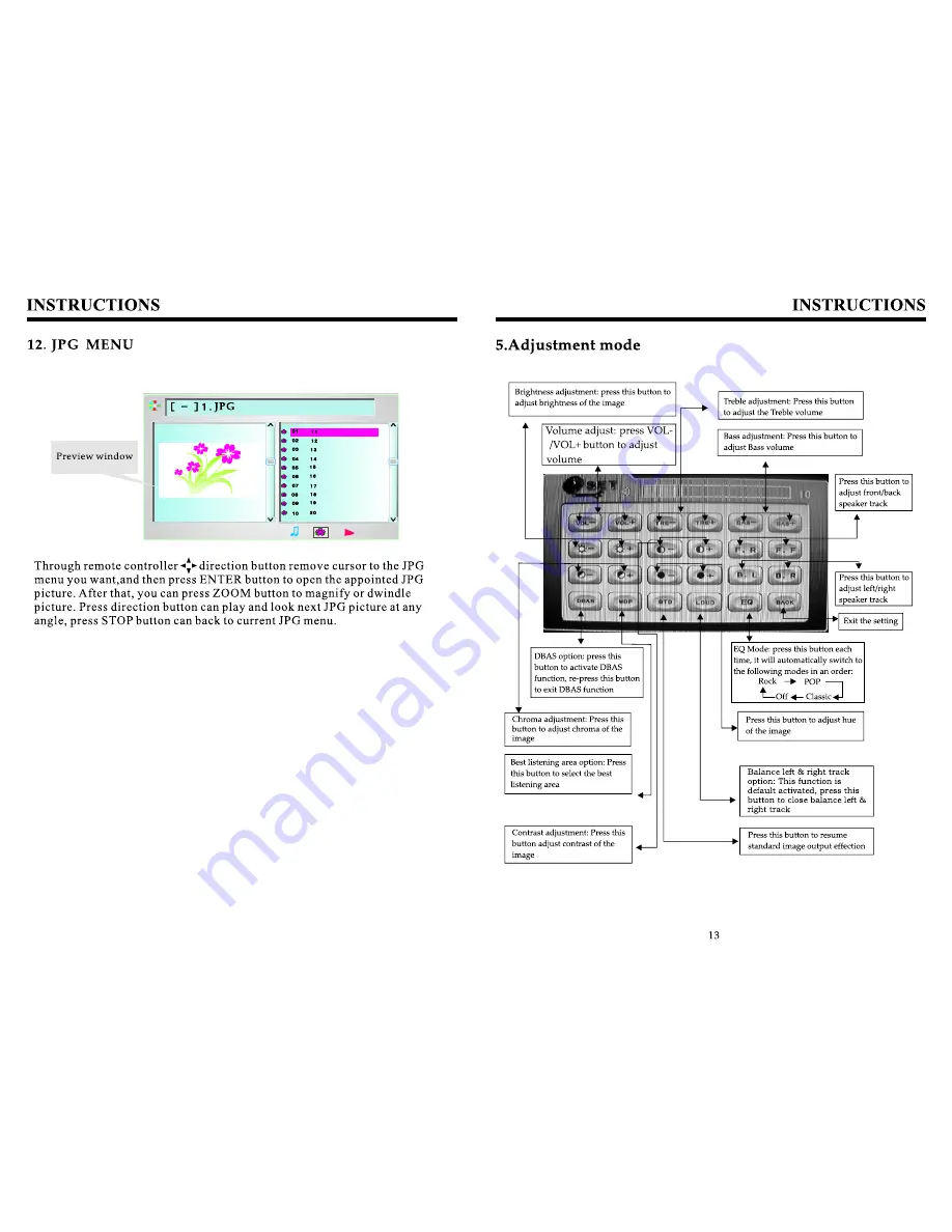 Eonon E1058 Instructions Manual Download Page 13