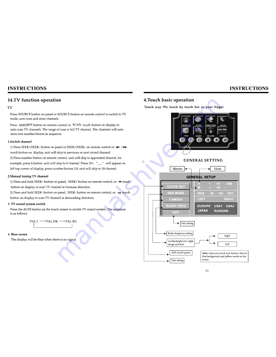 Eonon E1065 Instructions Manual Download Page 11