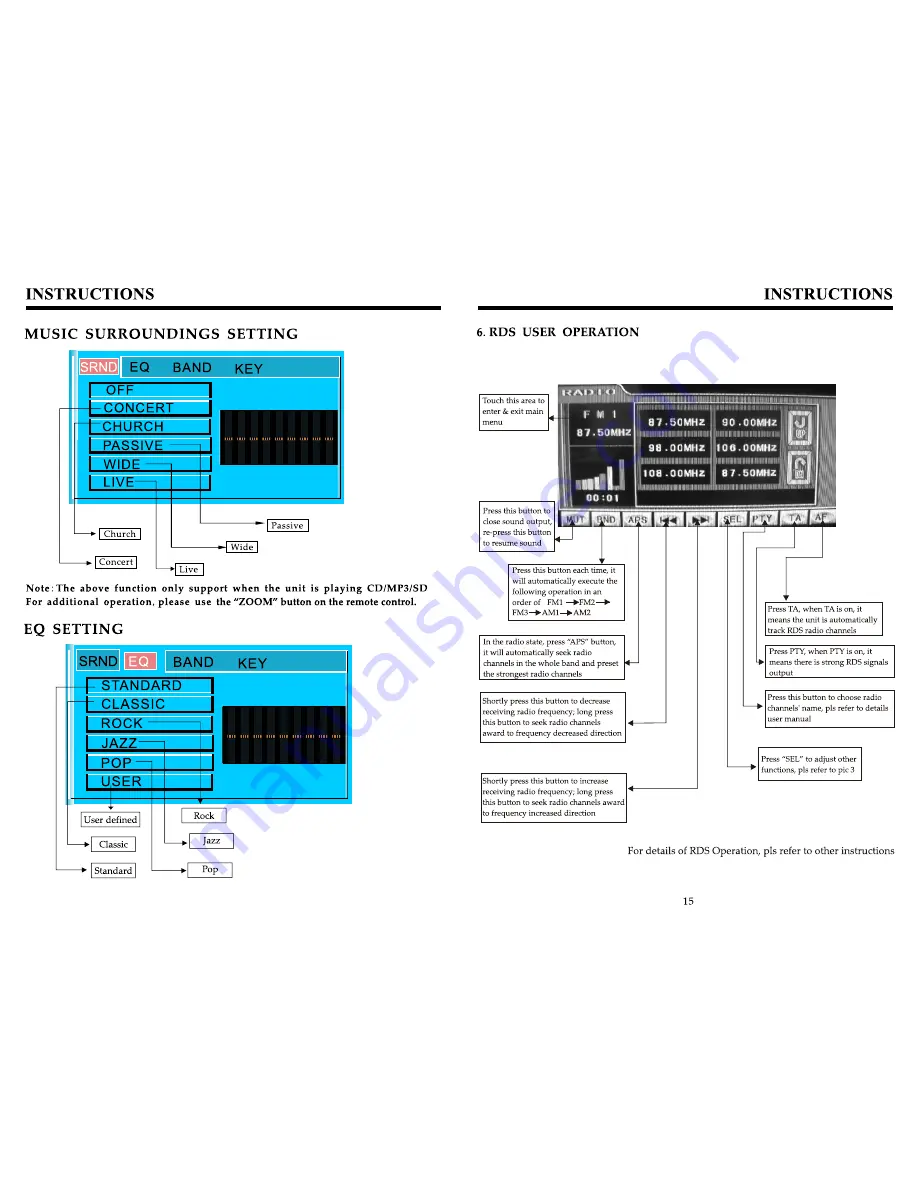 Eonon E1065 Instructions Manual Download Page 15