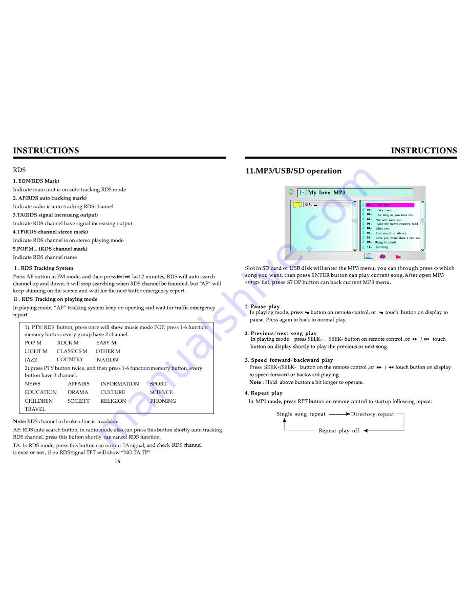 Eonon E1065 Instructions Manual Download Page 16