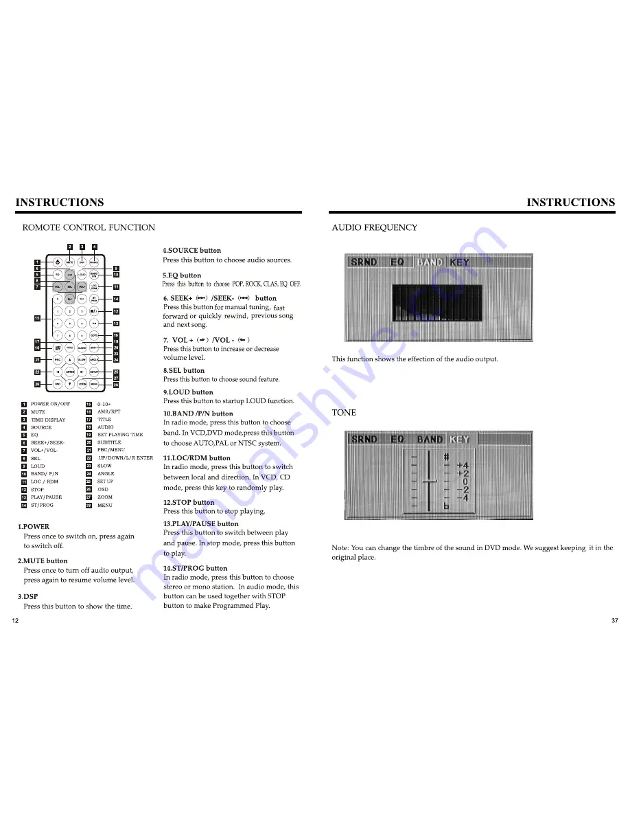 Eonon E838 Instructions Manual Download Page 12