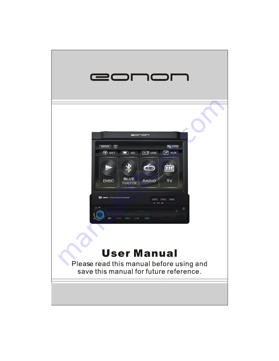 Eonon G1306 User Manual Download Page 1