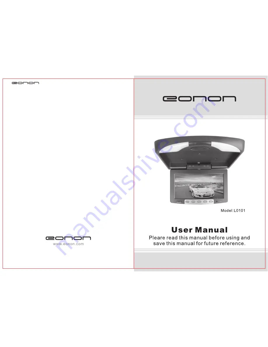 Eonon L0101 User Manual Download Page 1