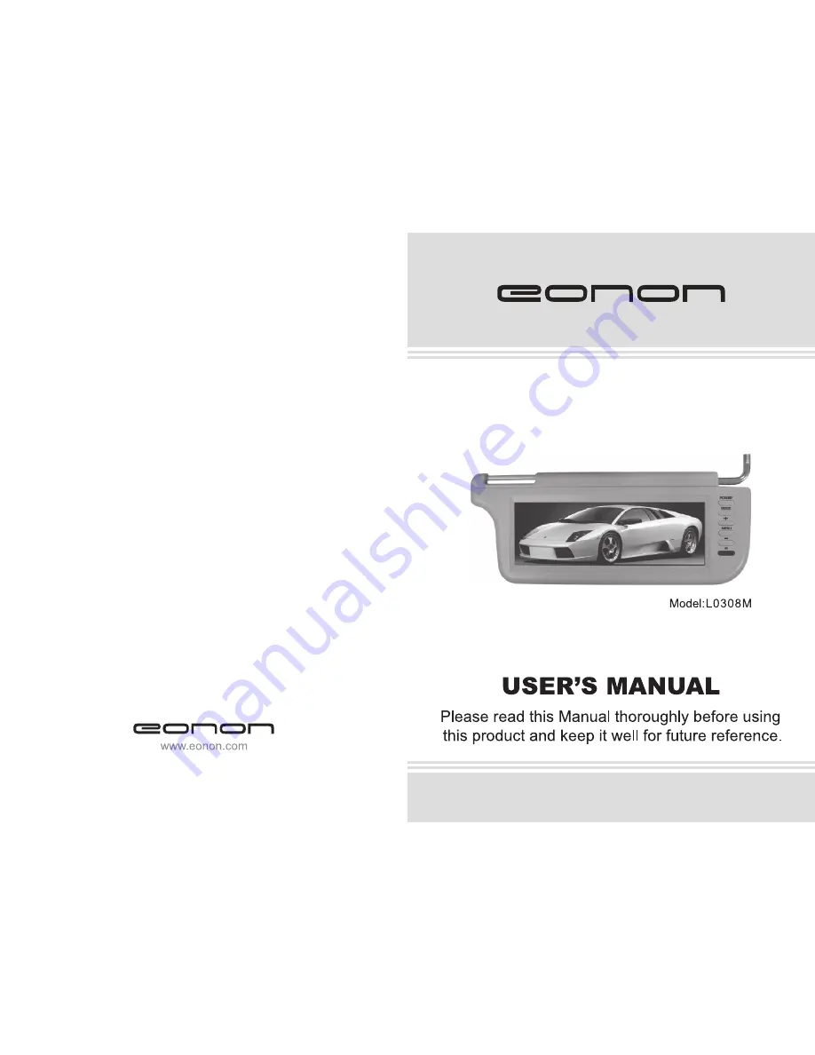 Eonon L0308M User Manual Download Page 1