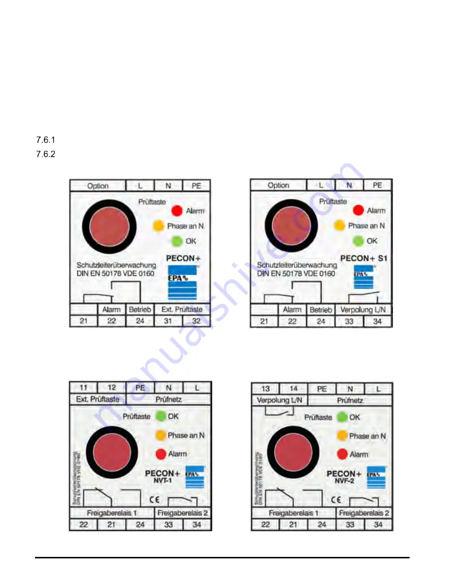 EPA PECON+ Instruction Manual Download Page 38