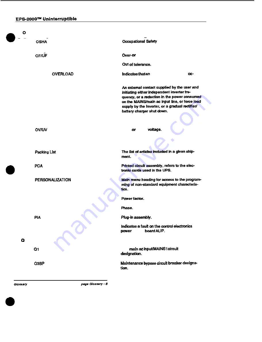 EPE EPS-2000 Series Owner'S Manual Download Page 130