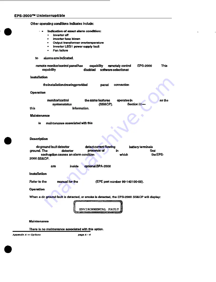 EPE EPS-2000 Series Owner'S Manual Download Page 151