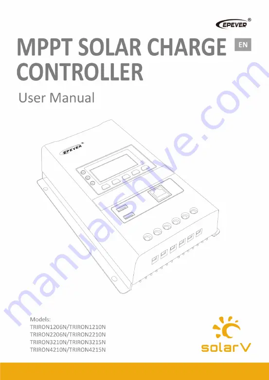 Epever SolarV TRIRON Series User Manual Download Page 1