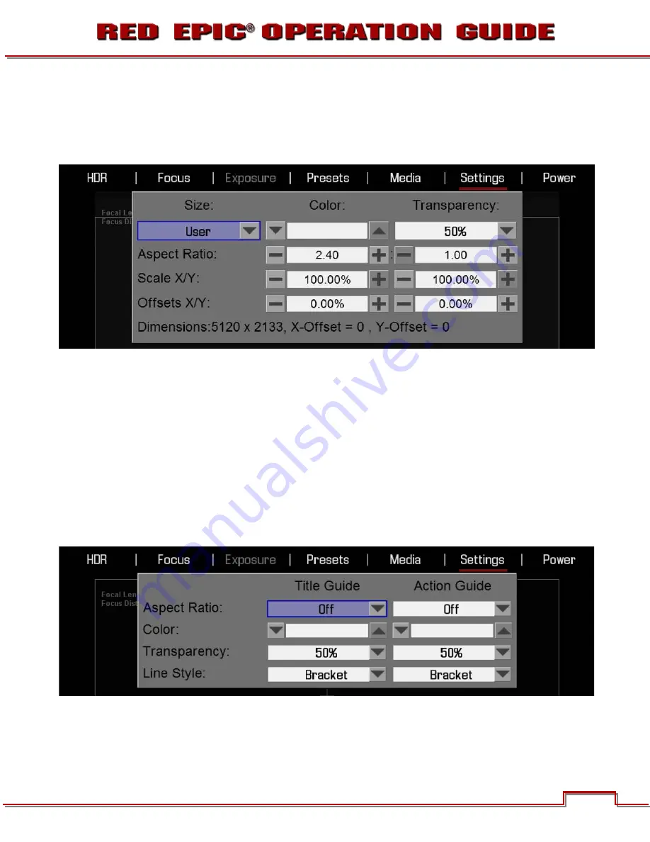 Epic Red Epic-M Operation Manual Download Page 105