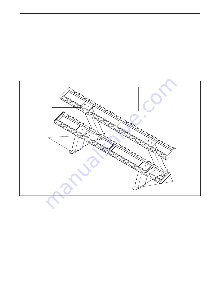 Epic FLAT Twin Tier Dumbbell Rack GZFW20913 Owner'S Manual Download Page 3