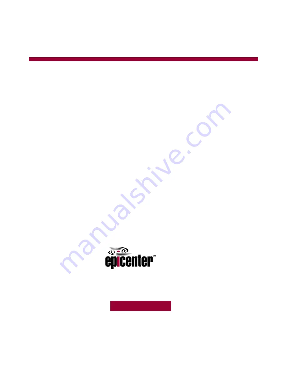 Epicenter Centerpoint 2x16 Installation And User Manual Download Page 25