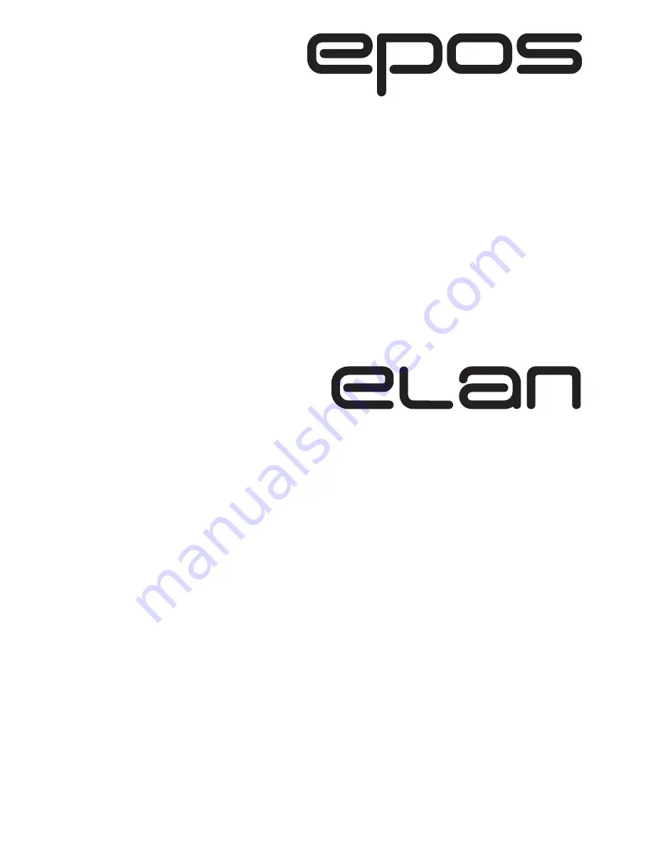 EPOS Elan 35 User Manual Download Page 1