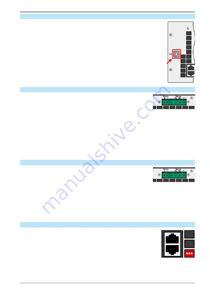 EPS Stromversorgung PSB 9000 3U Slave series Operating Manual Download Page 19