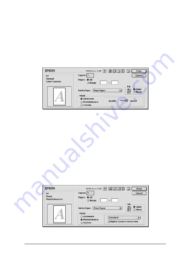 Epson Stylus PHOTO 830 Series Скачать руководство пользователя страница 97