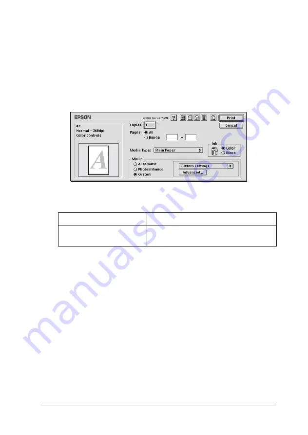 Epson Stylus PHOTO 830 Series Manual Download Page 99