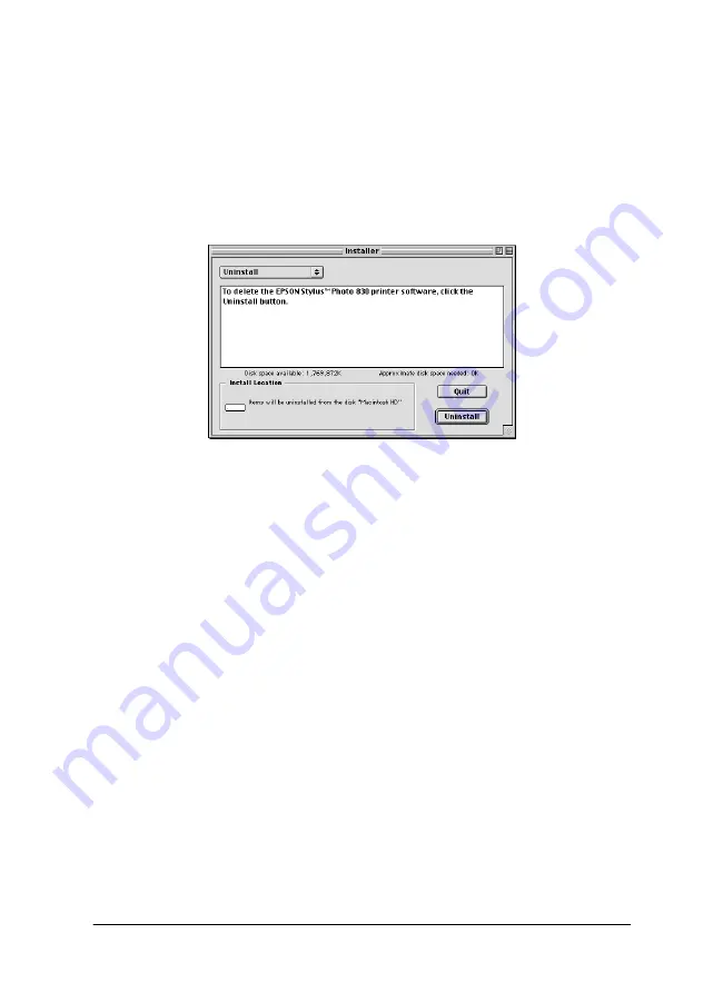 Epson Stylus PHOTO 830 Series Manual Download Page 221