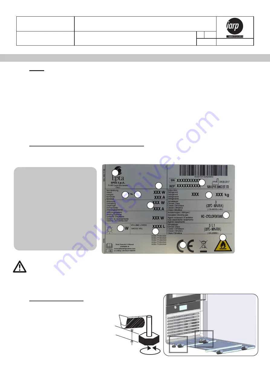 EPTA GLEE X-SLIM NV User Instructions Download Page 17