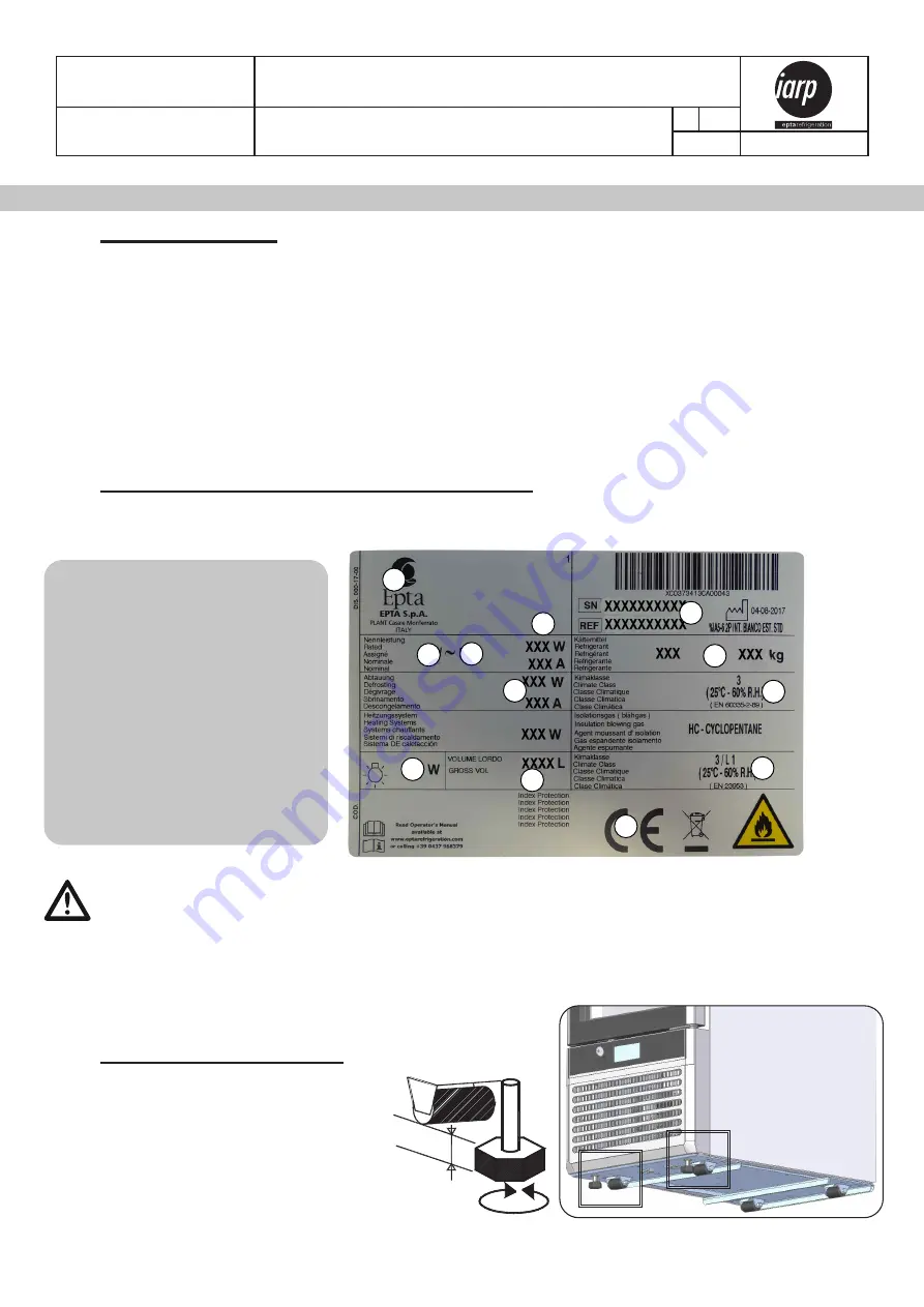 EPTA GLEE X-SLIM NV User Instructions Download Page 27