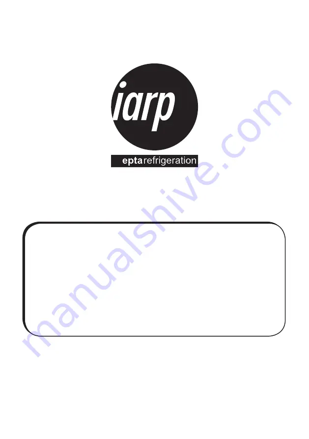 EPTA iarp WW 130 E Use And Maintenance Download Page 1