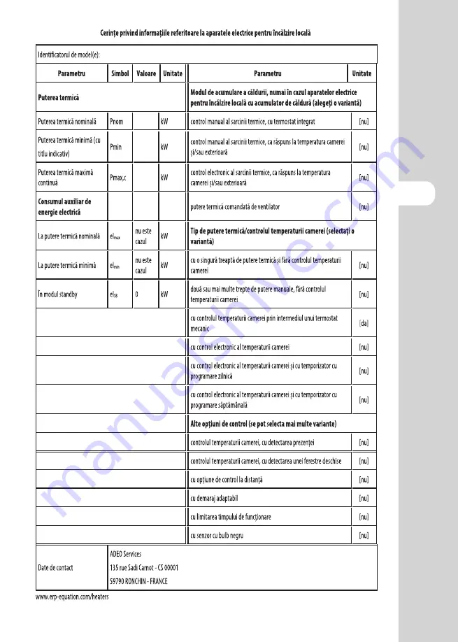 EQUATION 3276000654827 Assembly, Use, Maintenance Manual Download Page 35