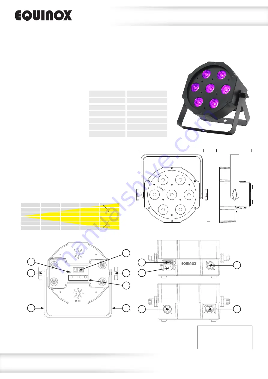 Equinox Systems EQLED117 User Manual Download Page 3