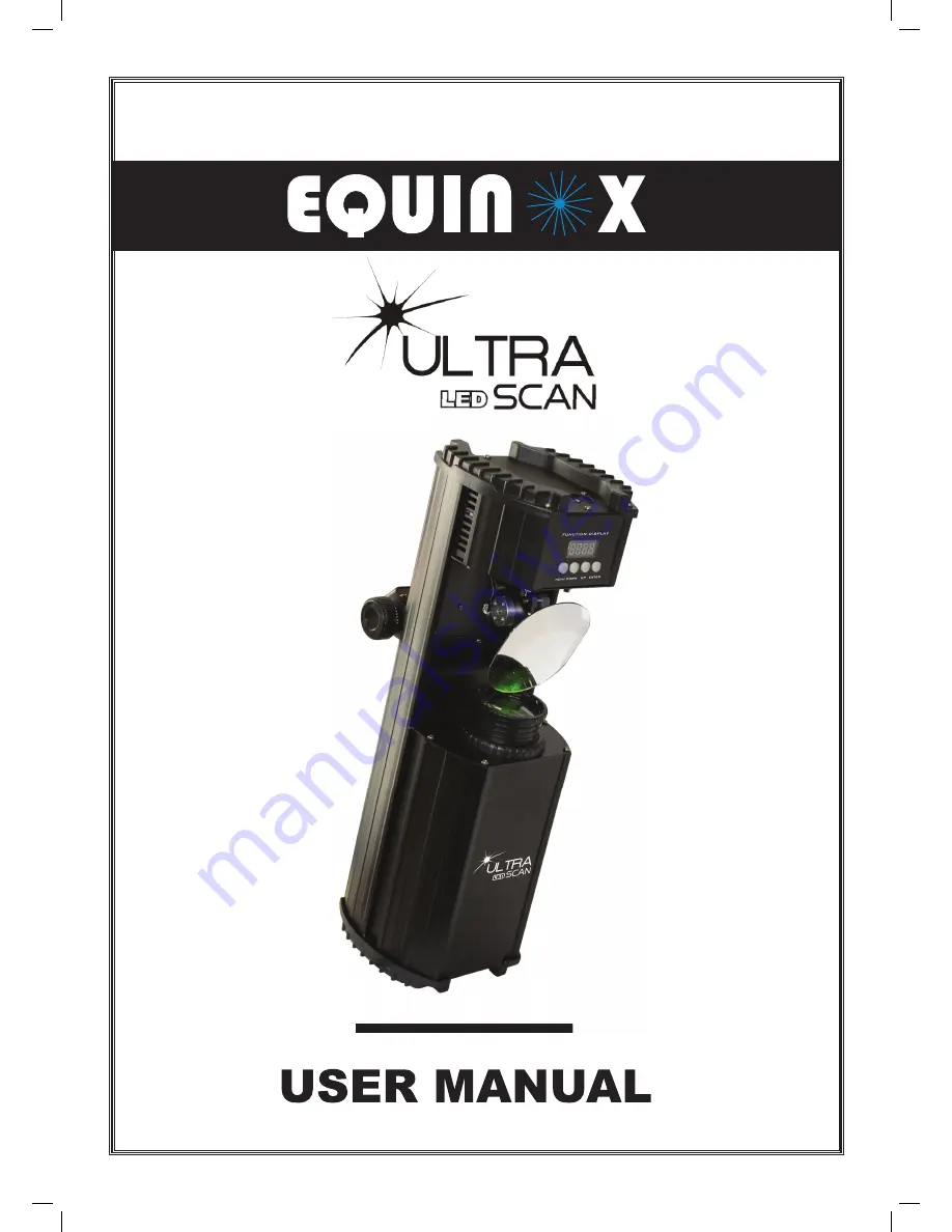 Equinox Systems Ultra LED Scan EQLED75 Скачать руководство пользователя страница 1