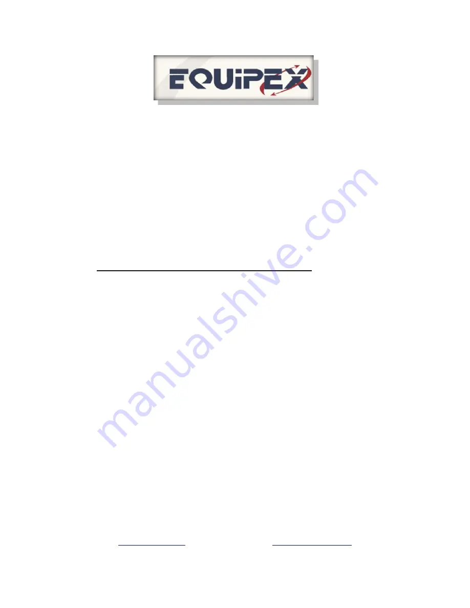 Equipex SODIR RBE-12 Operation Manual Download Page 14