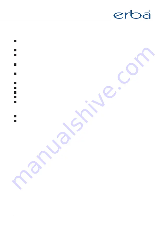 ERBA HVLP 20148 Instruction Manual Download Page 12