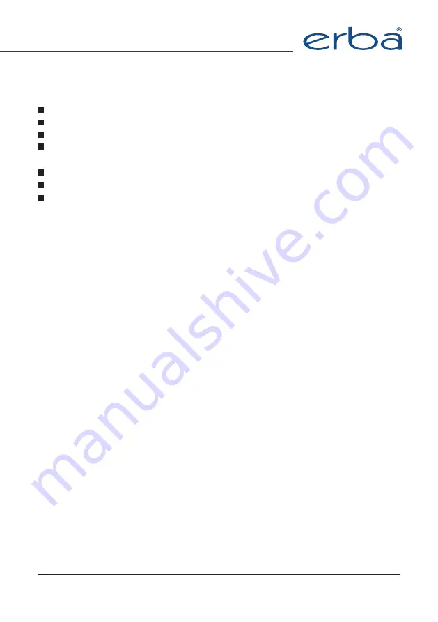 ERBA HVLP 20148 Instruction Manual Download Page 19